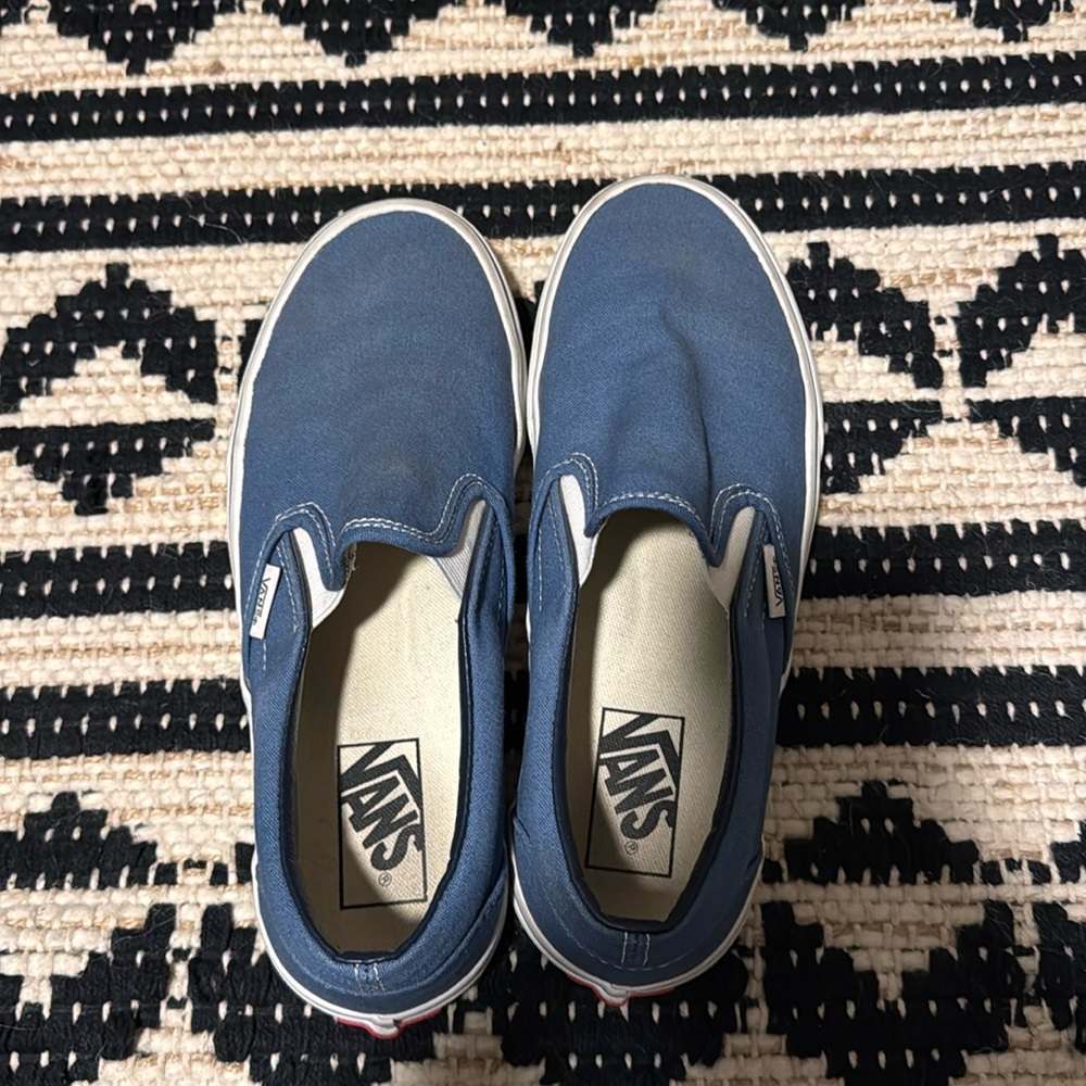 Slip on Vans/ blue/ size 6.5 men’s